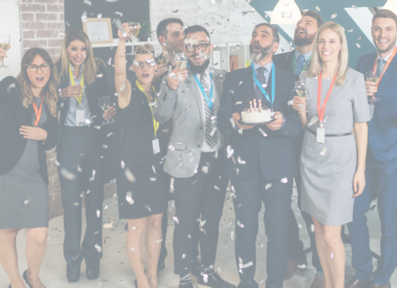Corporate birthday celebration