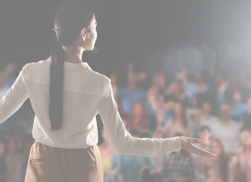 Conference speaker presentation