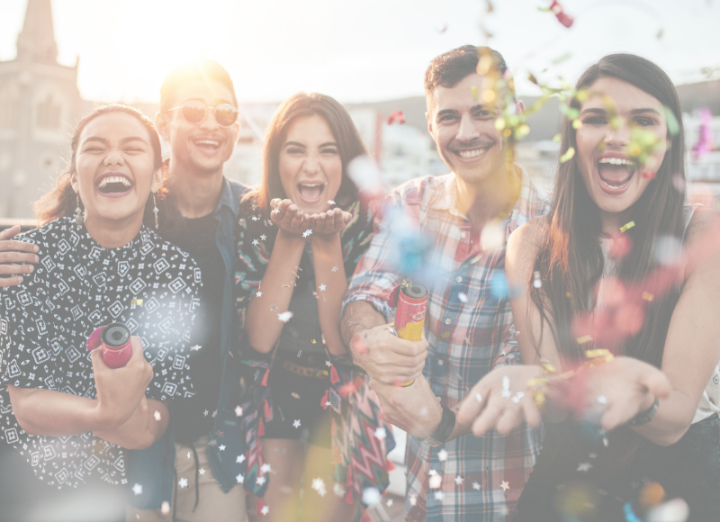 Outdoor celebration party